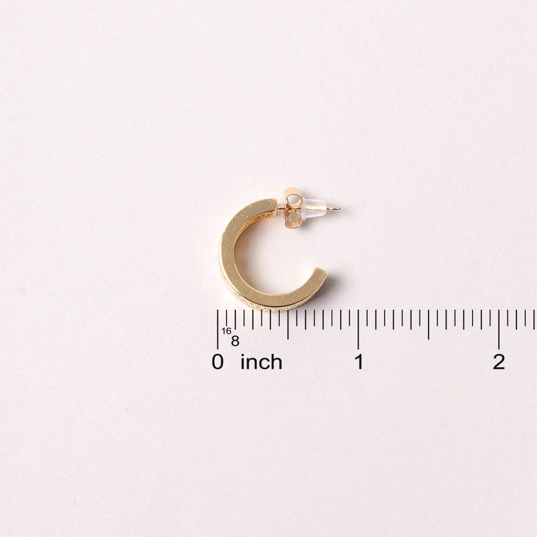 14K Gold-Dipped Hoop