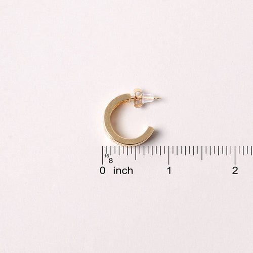 14K Gold-Dipped Hoop