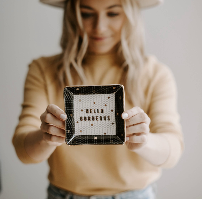 Hello Gorgeous Tile Dish