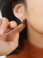 18K Non-Tarnish Classic Hoop Earring YG