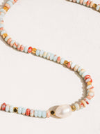 Non-Tarnish Boho Pearl Necklace