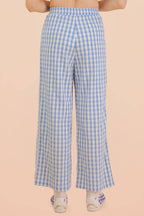 Cornflower Blue Gingham Pants