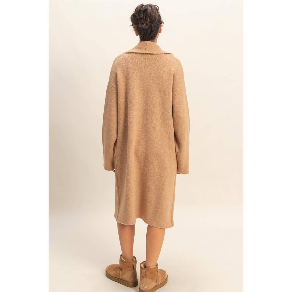 Open Front Duster Sweater
