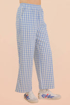 Cornflower Blue Gingham Pants