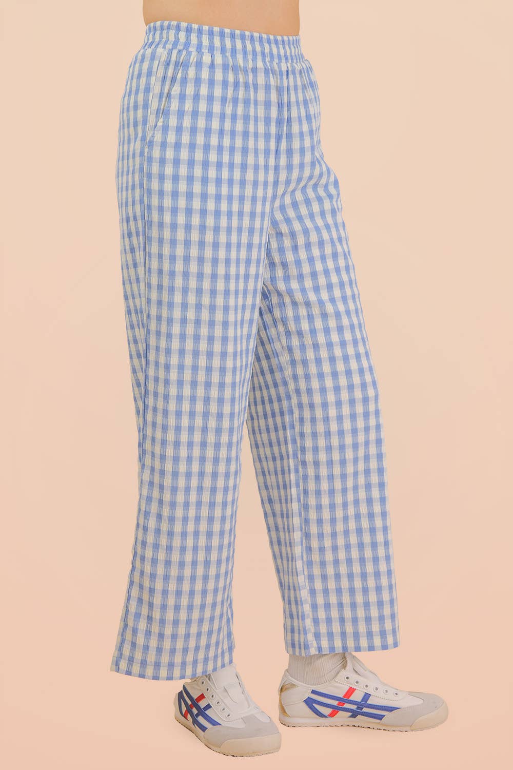 Cornflower Blue Gingham Pants