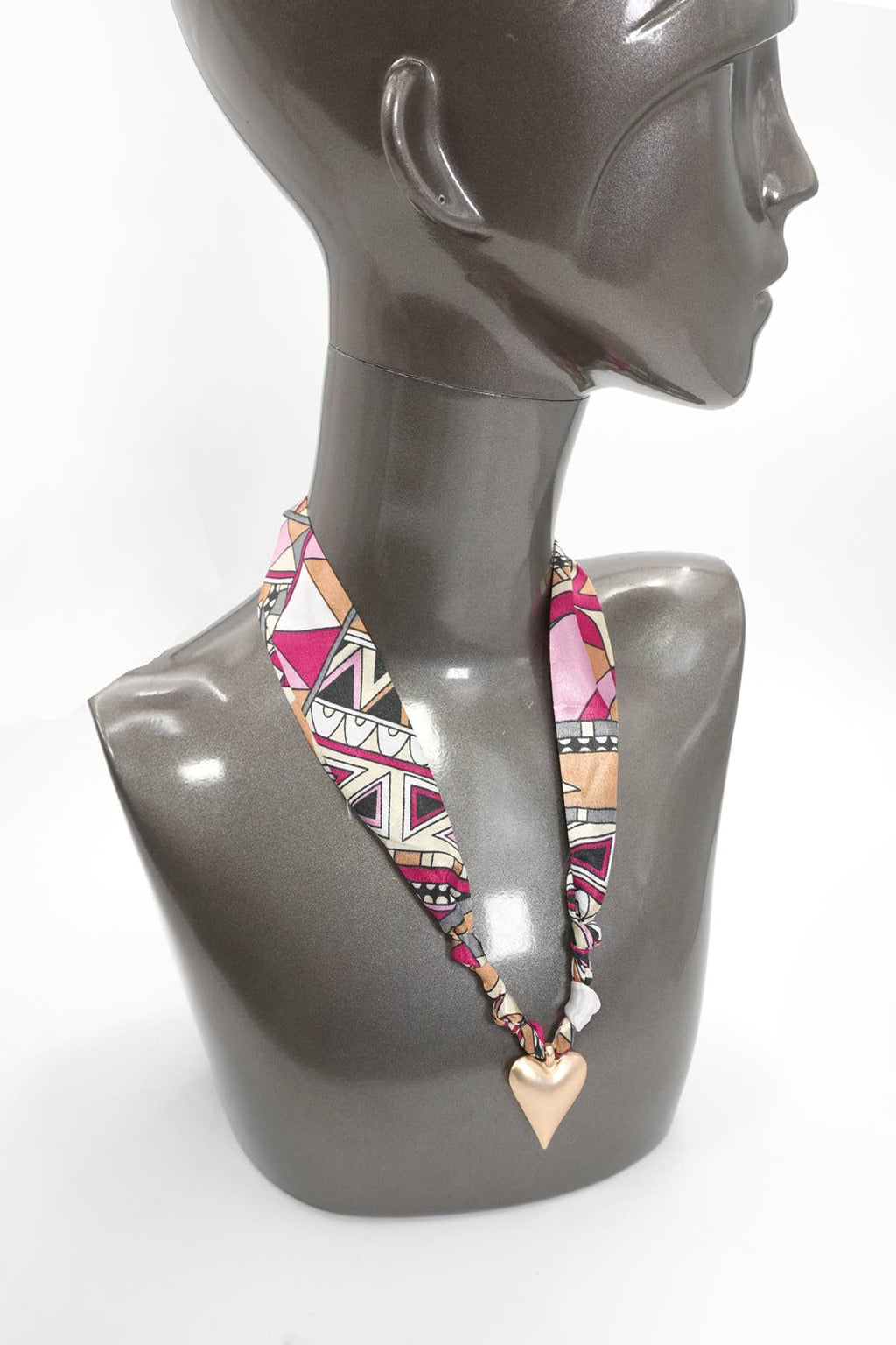 Handmade Scarf Charm Necklace