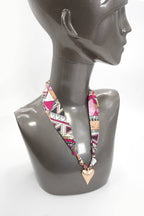 Handmade Scarf Charm Necklace