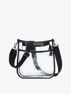 Posie Clear Crossbody: Brown