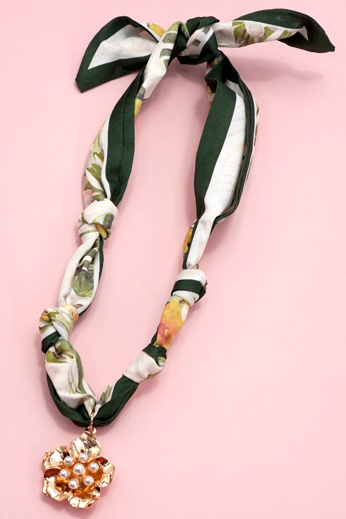 Sweetest Scarf Charm Necklace