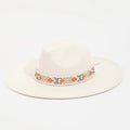 Ivory Wide Brim Hat