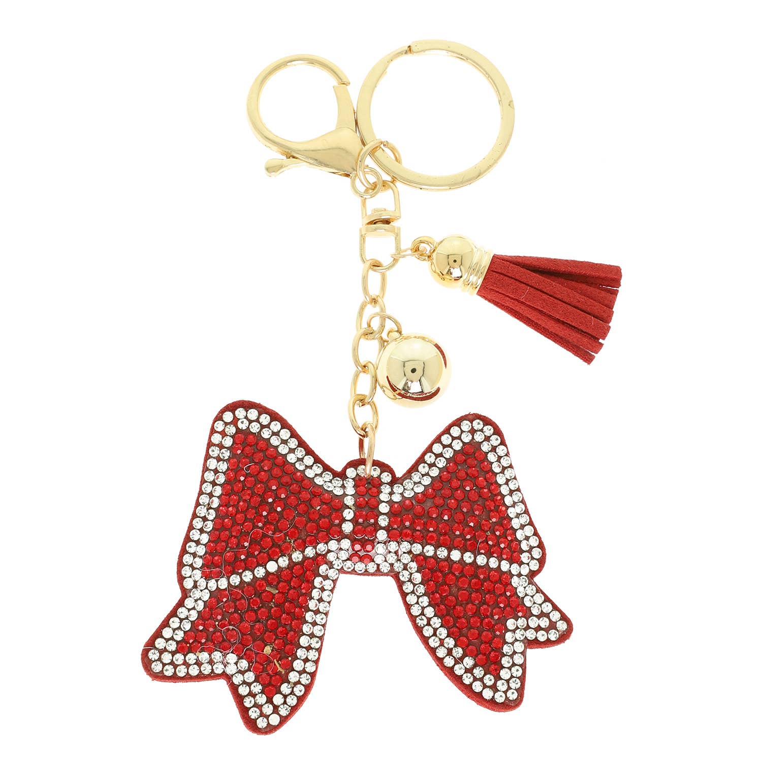 Red Bow Jeweled Charm