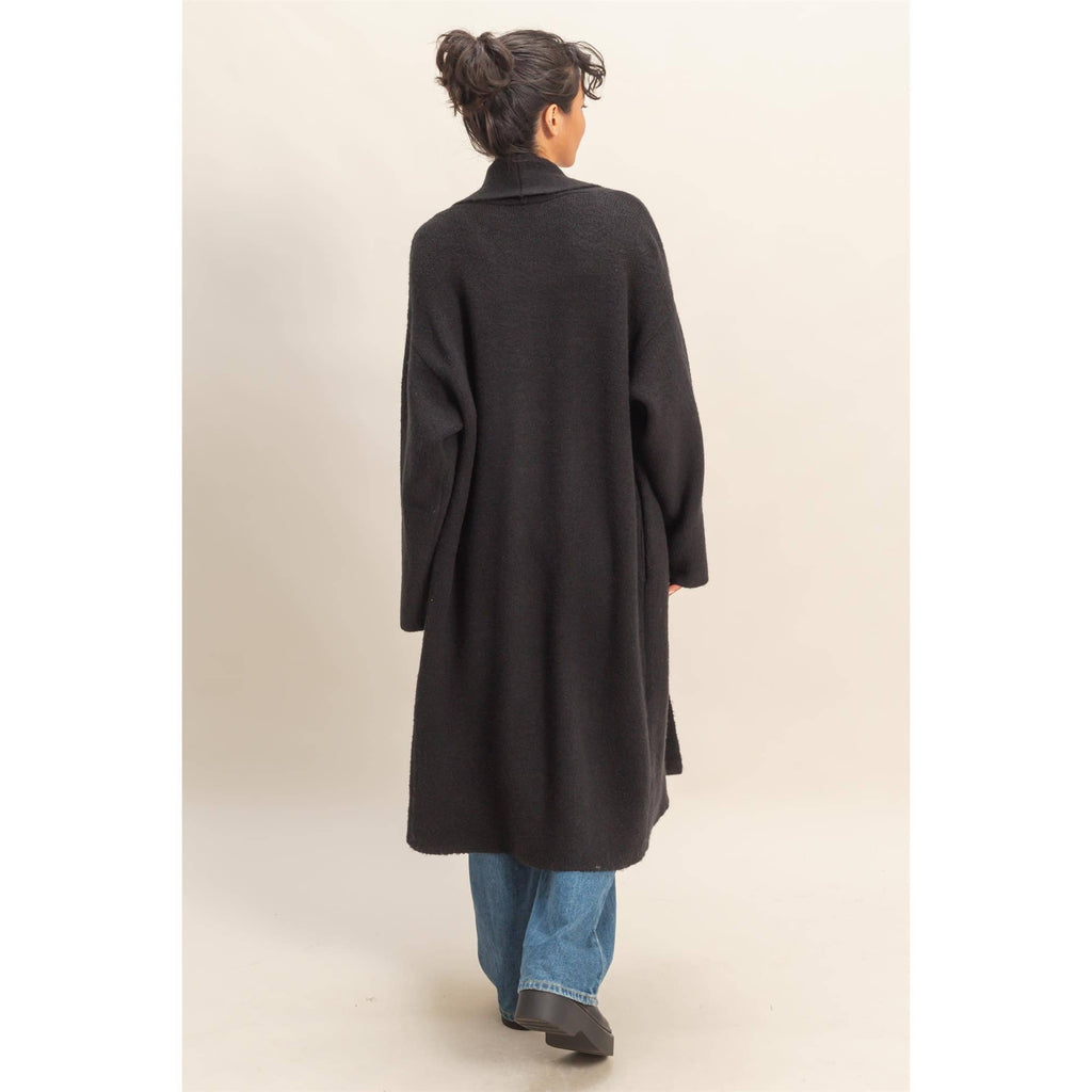 Open Front Duster Sweater