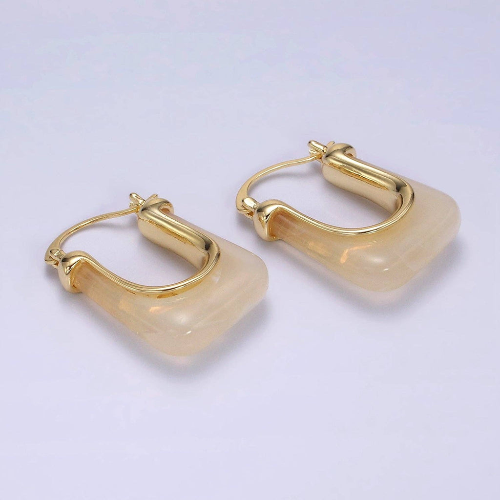 Gold Filled Resin hoops