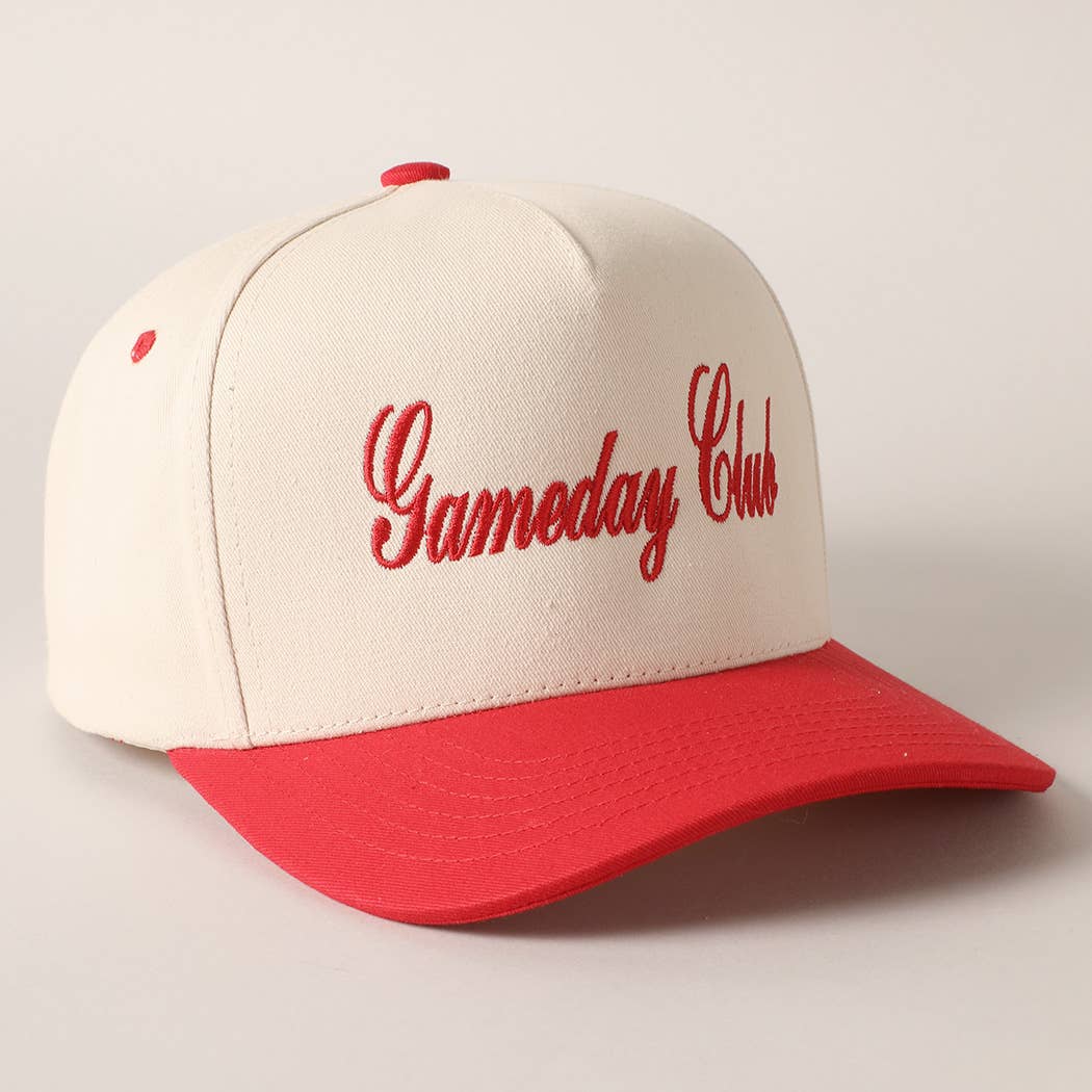 Gameday Club Embroidery Cap