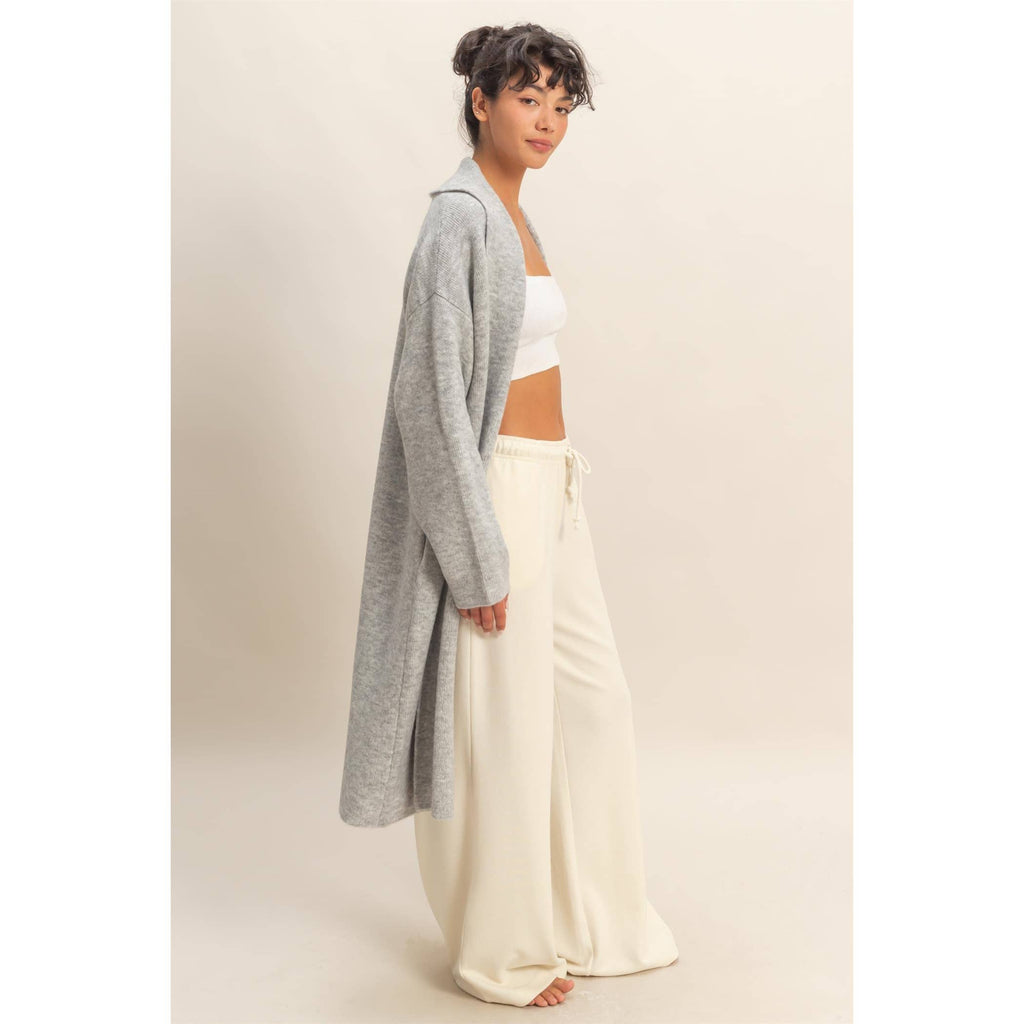 Open Front Duster Sweater