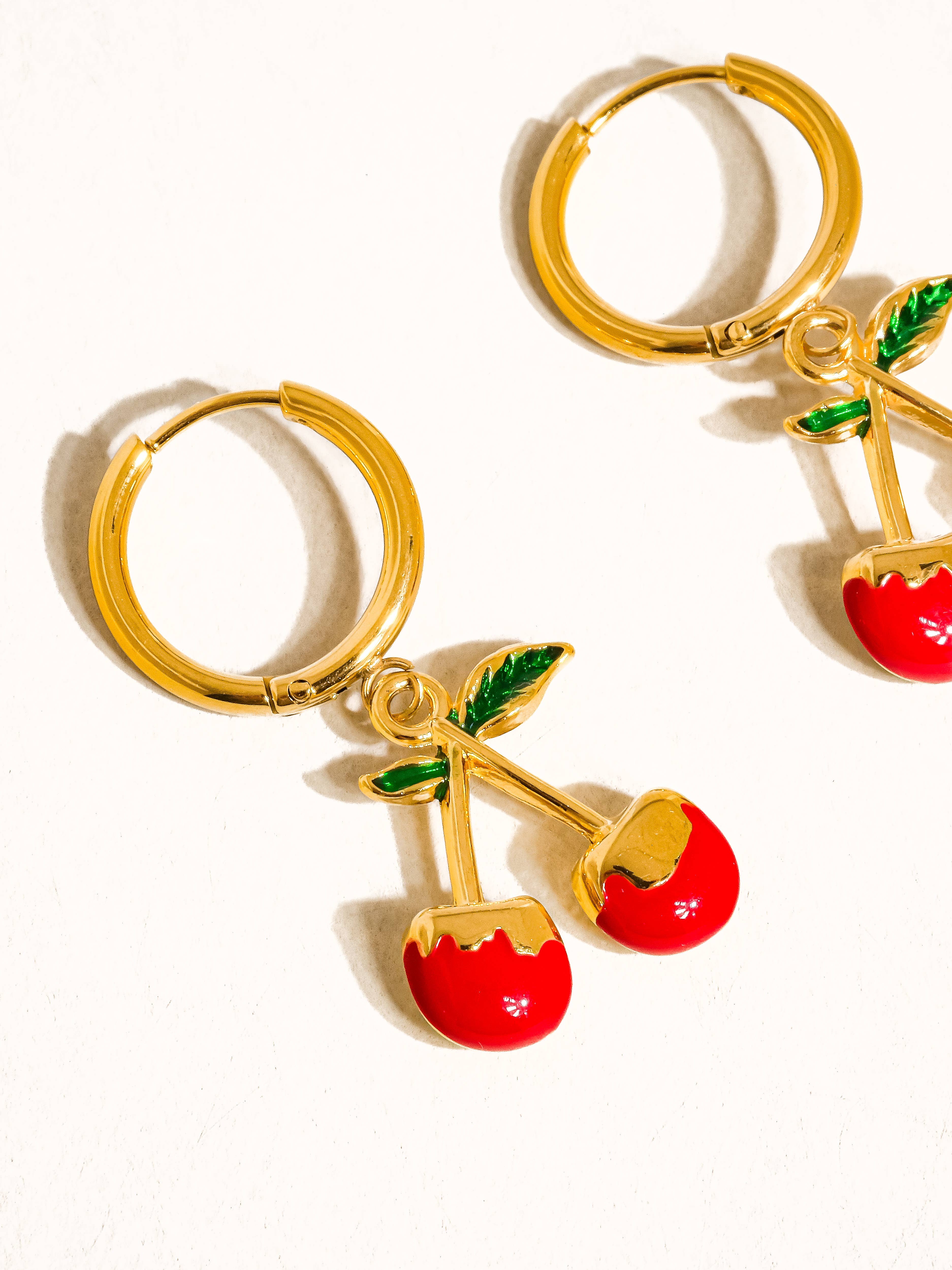 Vintage Cherry Earrings