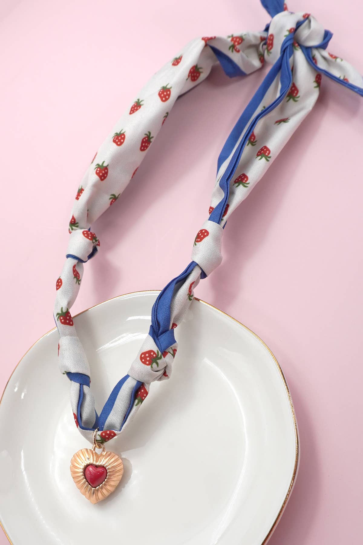 Sweetest Scarf Charm Necklace