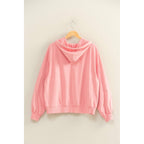 Pink Santa Washed Hoodie