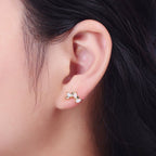 Dainty 14K Gold Filled Opal Marquise Studs