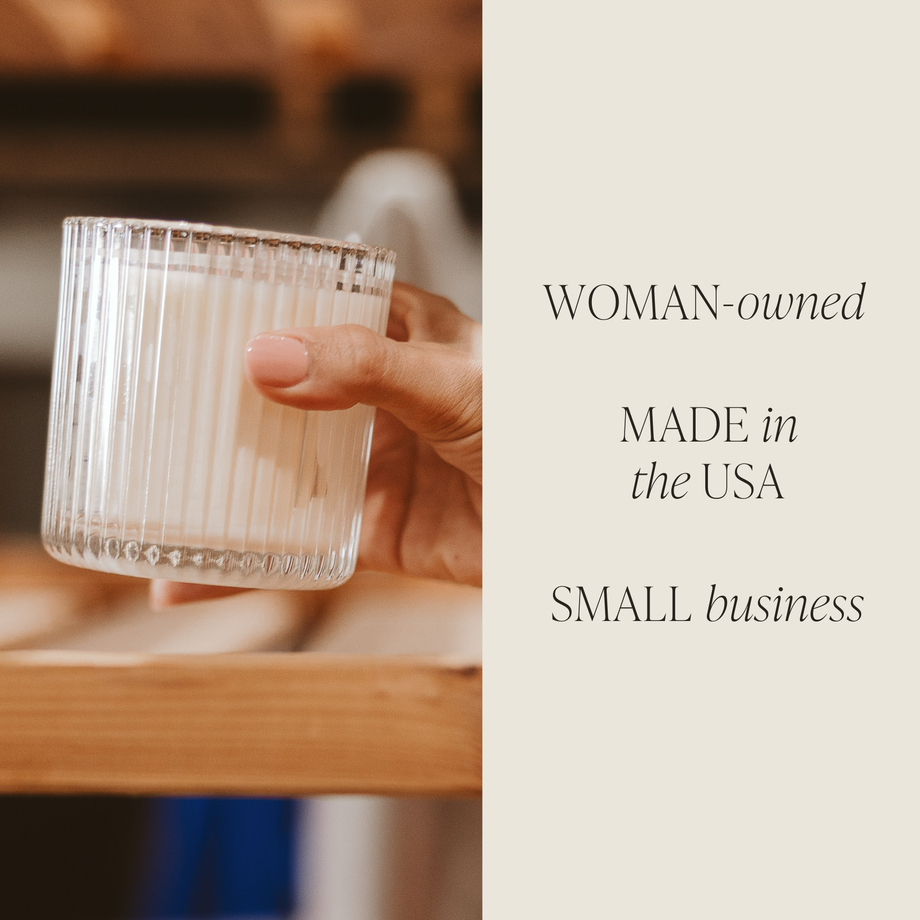 Happy Birthday Soy Candle - Ribbed