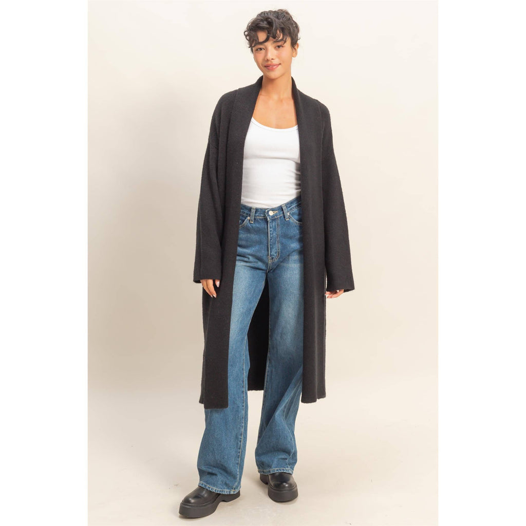 Open Front Duster Sweater