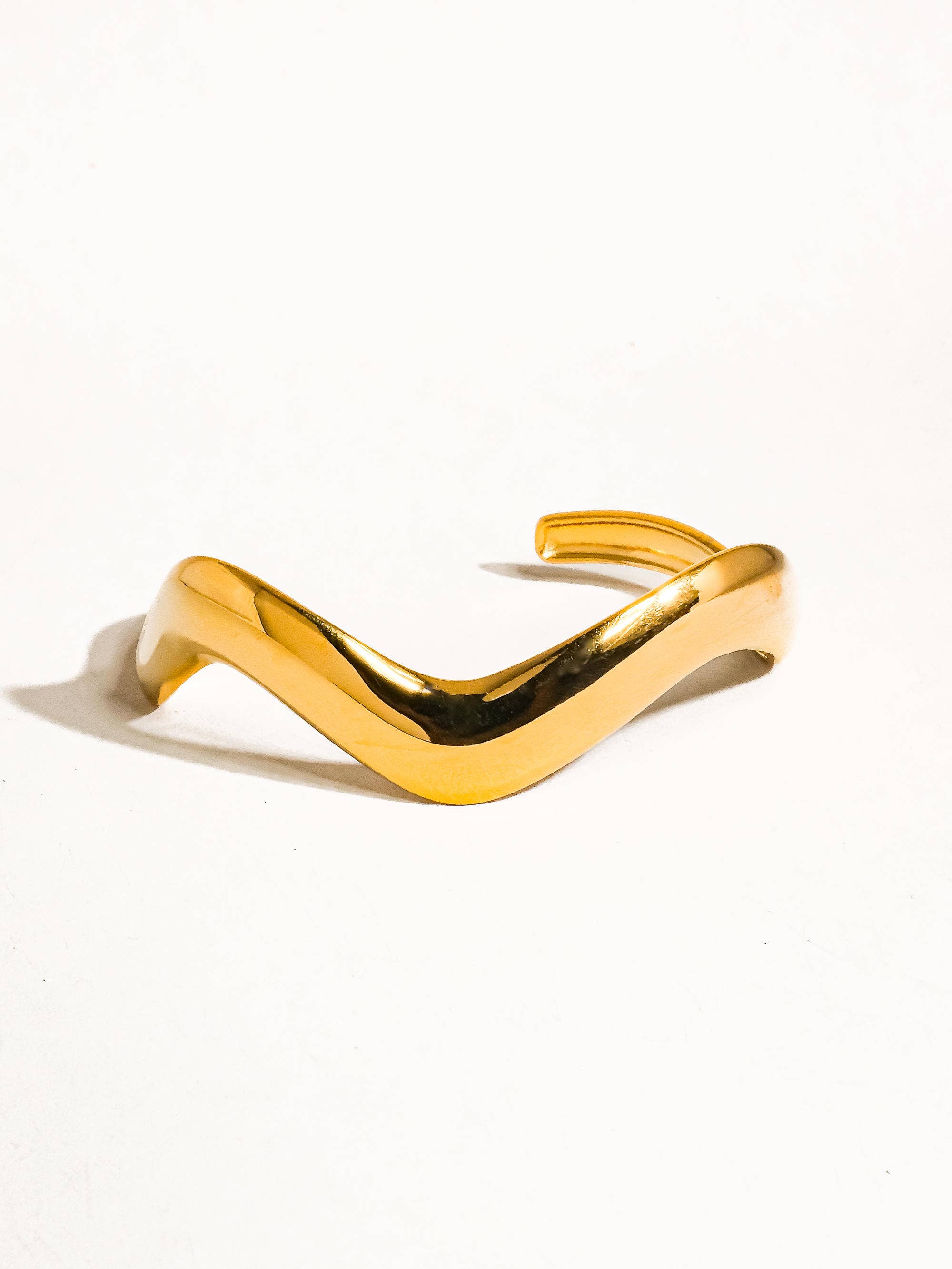 Gold Non-Tarnish V Shaped Bracelet