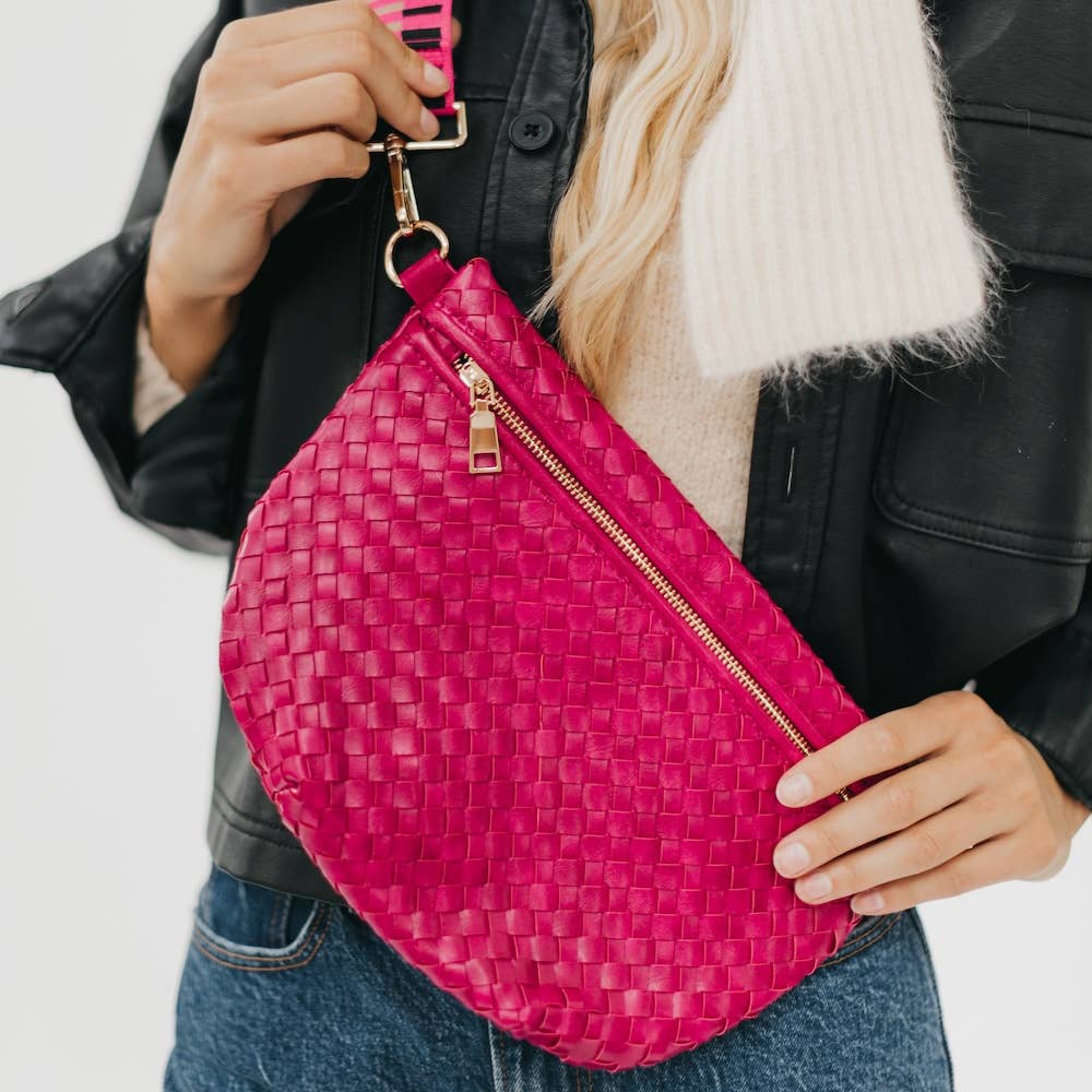 Westlyn Woven Bum Bag *NEW COLORS ADDED*: Emerald