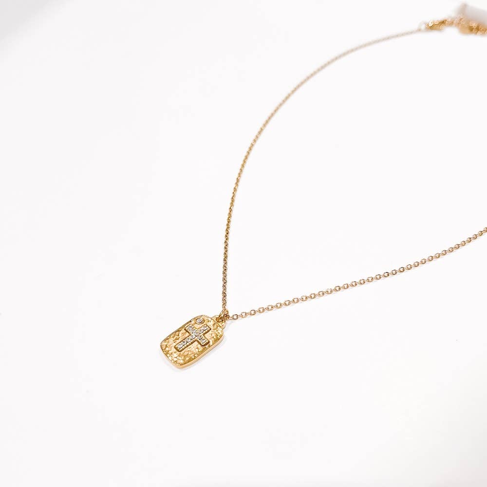Cecilia Cross Pendant Necklace WATERPROOF Wholesale