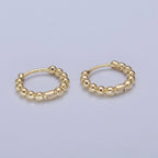 14K Gold Filled Bubble Huggies