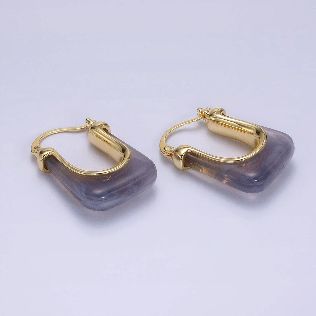 Gold Filled Resin hoops