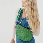 Westlyn Woven Bum Bag *NEW COLORS ADDED*: Emerald