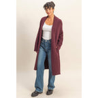 Open Front Duster Sweater