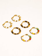 Avielle Vintage Hoop Earring Multi