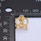 Gold Filled Pretzel Studs