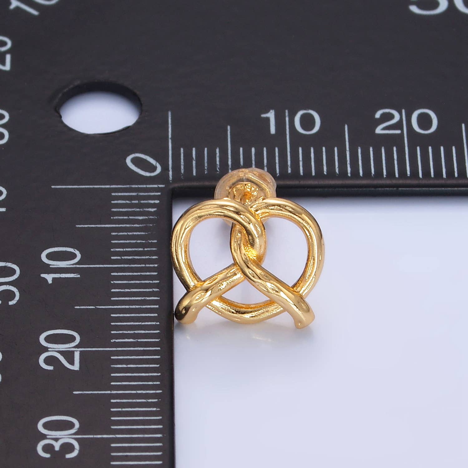 Gold Filled Pretzel Studs