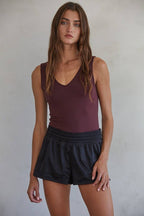 Seamless Reverse U-V Neck Tank