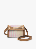 Etta Rainbow Tweed Crossbody