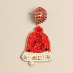 Red Jingle Bell Earrings