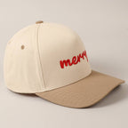 Merry embroidery hat