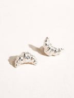 Gaëlle 18K Gold Petite Croissant Stud: Yellow Gold