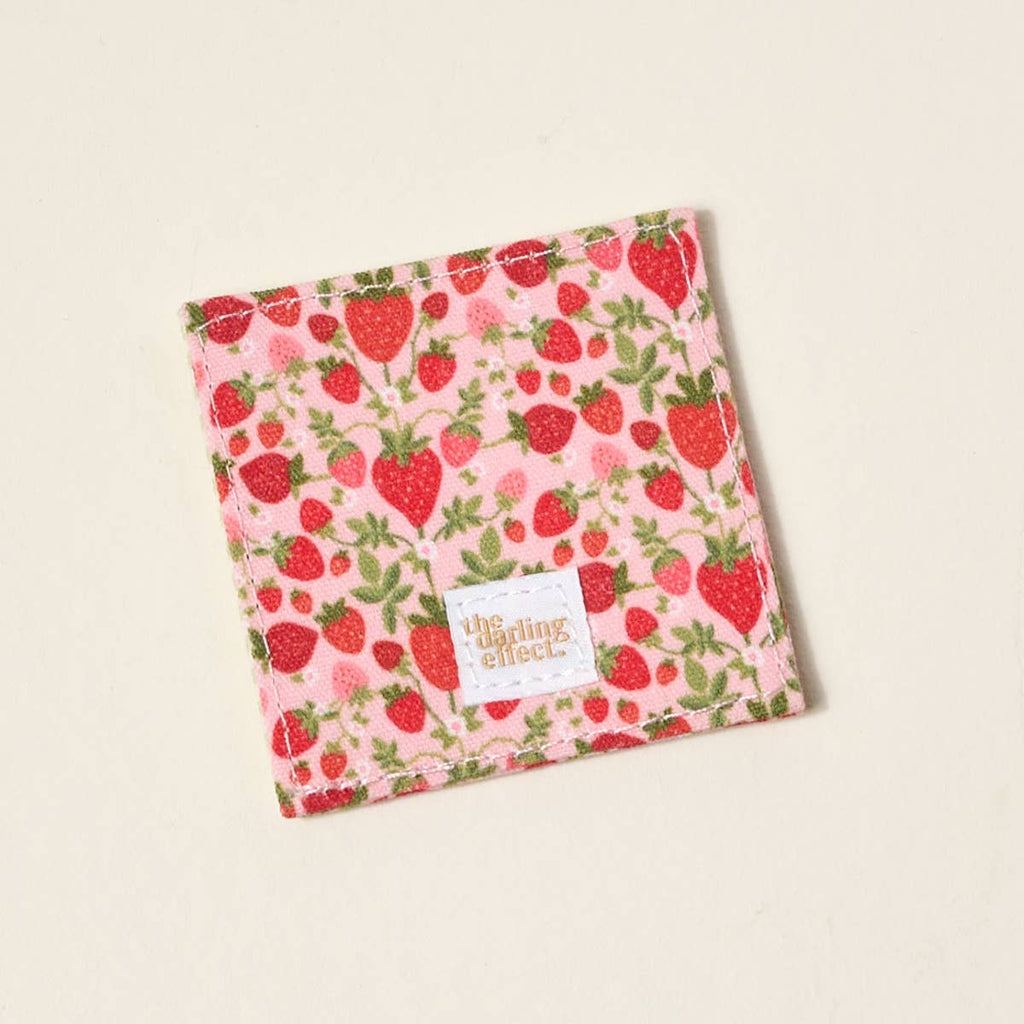 Strawberry Fields Corner Keeper Fabric Bookmark