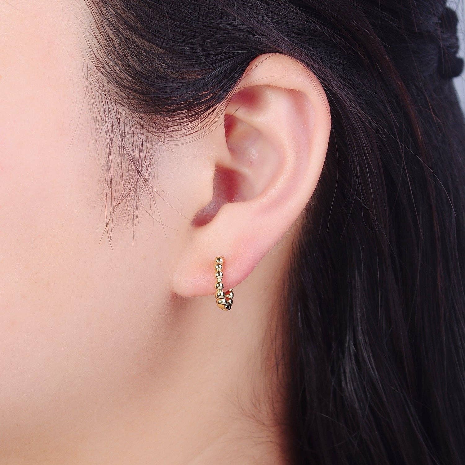 14K Gold Filled Bubble Huggies