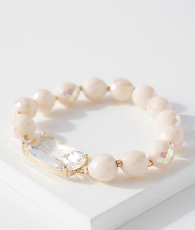 Blush Glass Bracelet