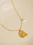 Non-Tarnish Shell Pearl Necklace