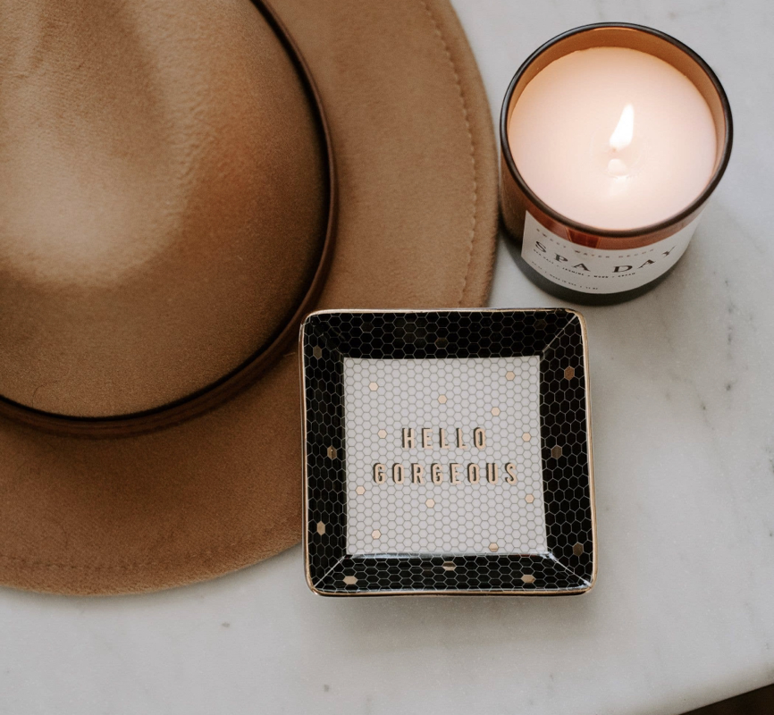 Hello Gorgeous Tile Dish