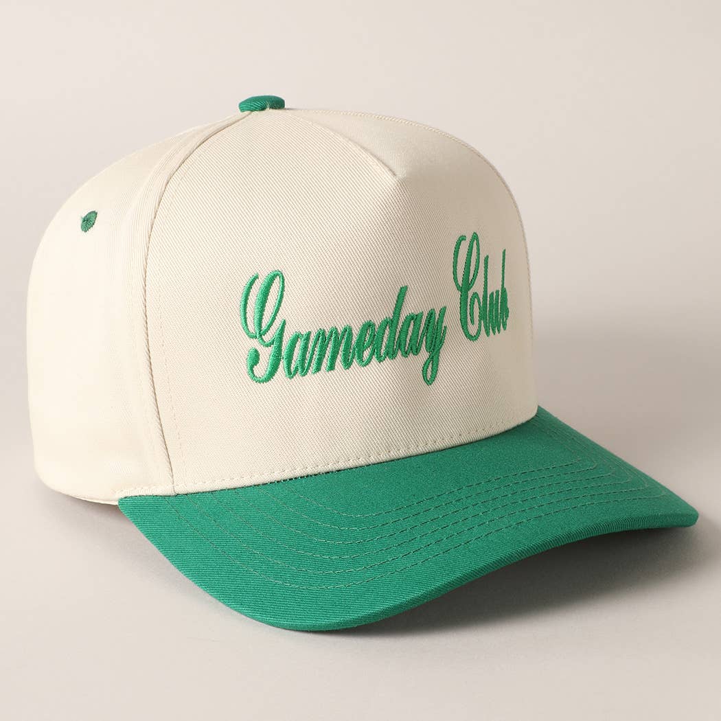 Gameday Club Embroidery Cap