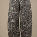 Leopard Barrel Pants