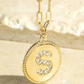 Jeweled S Necklace