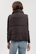 On the Go Green Puffer Vest