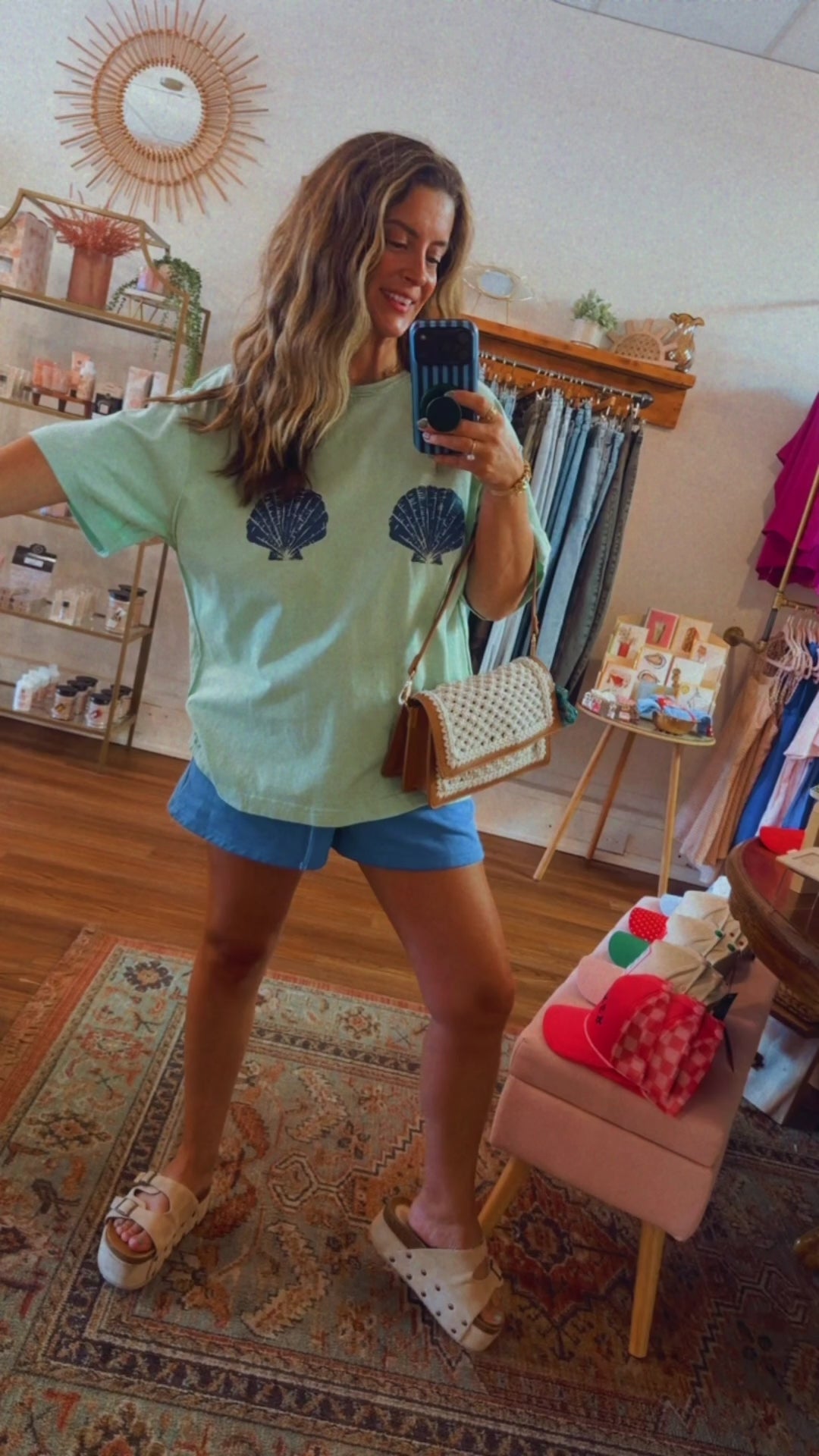 Graphic Shell Print Tee